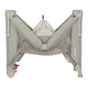 Patut pliant multifunctional, Lionelo, Ellen, Cu laterala culisanta, Nivel suplimentar, Intrare laterala cu fermoar, 2 roti, Saltea pliabila si geanta de transport incluse, 0- 36 luni, Pana la 15 kg, 120x60 cm, Conform cu EN 716, Bej