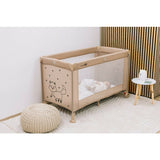 Patut pliant, FreeON, Nap, Cu un nivel, 120x60 cm, Beige