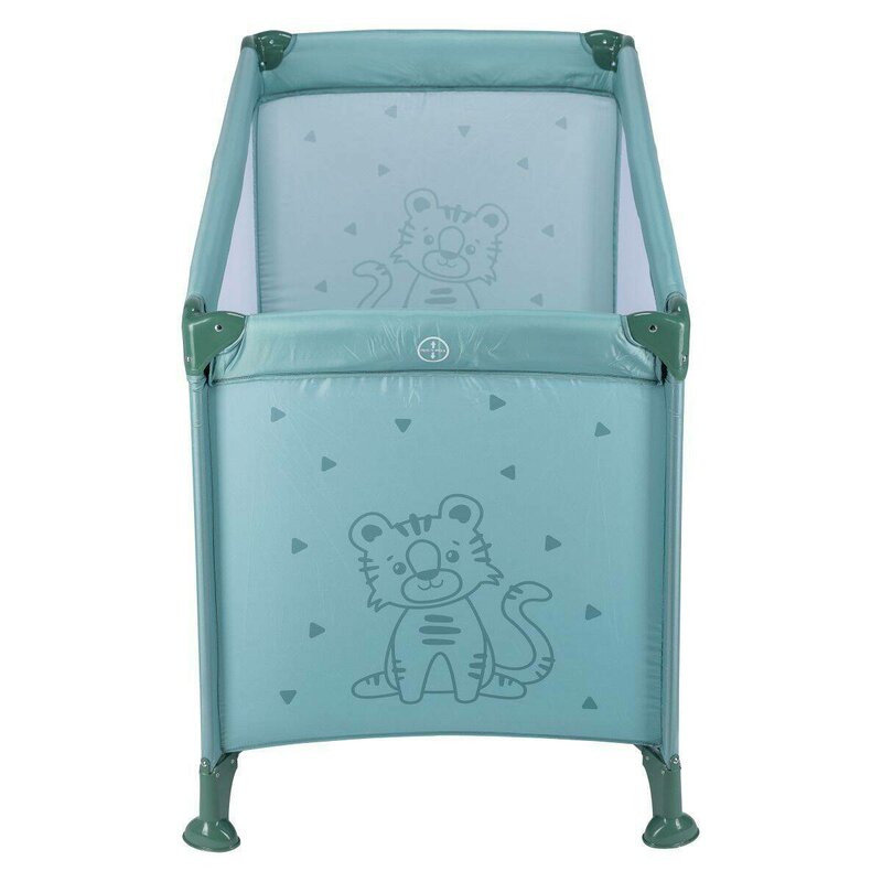Patut pliant, FreeON, Nap, Cu un nivel, 120x60 cm, Green