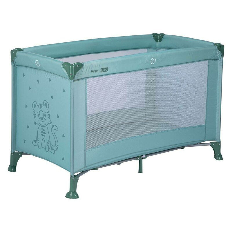 Patut pliant, FreeON, Nap, Cu un nivel, 120x60 cm, Green