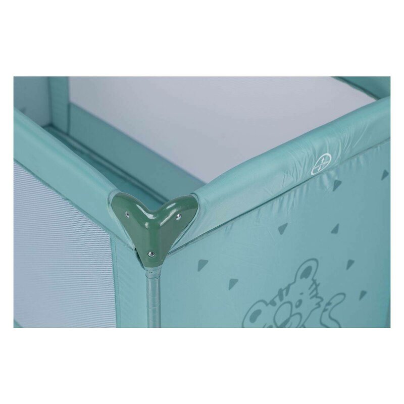 Patut pliant, FreeON, Nap, Cu un nivel, 120x60 cm, Green