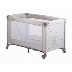 Patut pliant, FreeON, Nap, Cu un nivel, 120x60 cm, Grey