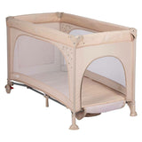 Patut pliant, FreeON, Nook, Cu un nivel, 120x60 cm, Beige