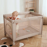 Patut pliant, Lionelo, Amelie, Cu intrare laterala, 100.5×70.5 cm, Include salteluta, roti, geanta pentru transport, Constructie usoara- 7 kg, Cadru stabil din otel, Negru