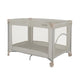 Patut pliant, Lionelo, Amelie, Cu intrare laterala, 100.5×70.5 cm, Include salteluta, roti, geanta pentru transport, Constructie usoara- 7 kg, Cadru stabil din otel, Bej