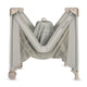 Patut pliant, Lionelo, Amelie, Cu intrare laterala, 100.5×70.5 cm, Include salteluta, roti, geanta pentru transport, Constructie usoara- 7 kg, Cadru stabil din otel, Bej