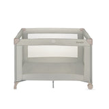 Patut pliant, Lionelo, Amelie, Cu intrare laterala, 100.5×70.5 cm, Include salteluta, roti, geanta pentru transport, Constructie usoara- 7 kg, Cadru stabil din otel, Bej