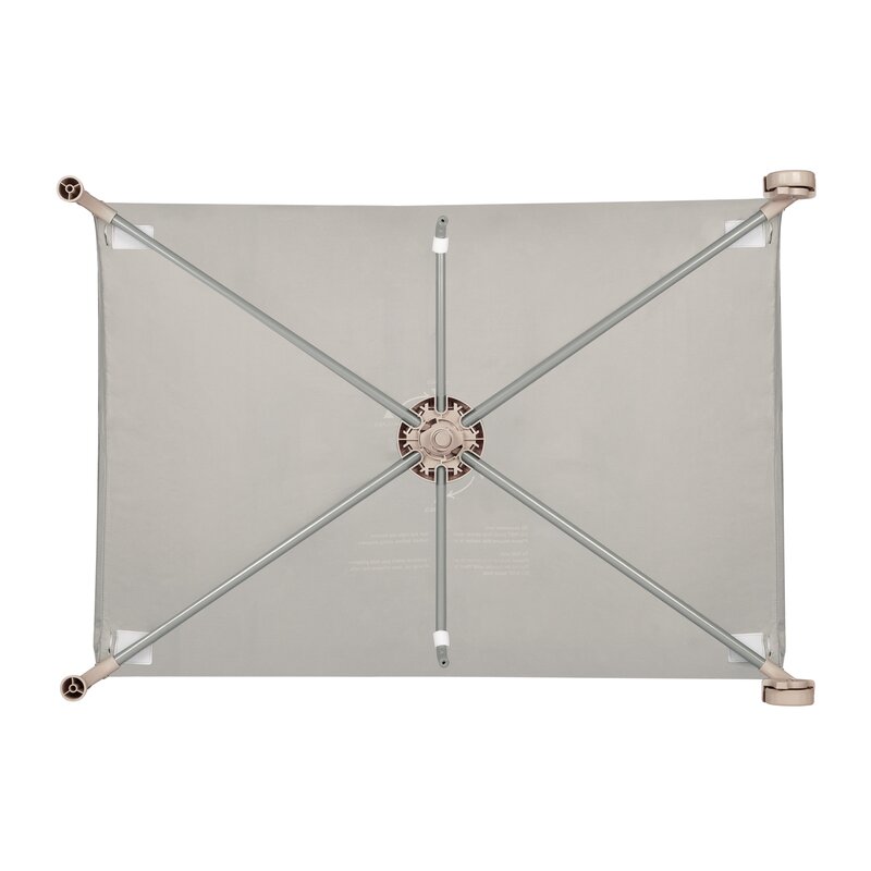 Patut pliant, Lionelo, Amelie, Cu intrare laterala, 100.5×70.5 cm, Include salteluta, roti, geanta pentru transport, Constructie usoara- 7 kg, Cadru stabil din otel, Bej