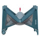 Patut pliant, Lionelo, Flower, Cu doua nivele, Cu arcada, Geanta transport, Masuta de infasat, Bara cu jucarii, Fereastra laterala, 120x60 cm, Conform cu standardele europeane de securitate EN 716 si EN12221, Verde