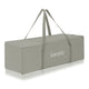 Patut pliant, Lionelo, Flower, Cu doua nivele, Cu arcada, Geanta transport, Masuta de infasat, Bara cu jucarii, Fereastra laterala, 120x60 cm, Conform cu standardele europeane de securitate EN 716 si EN12221, Cappuccino