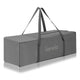 Patut pliant, Lionelo, Jasmin Easy Fold, Pana la 15 kg, Usor de pliat, Cu doua nivele, Cu saltea ergonomica T25, Cu intrare laterala cu fermoar, 2 roti cu frana, 123 x 67 cm, Conform cu EN 716, 0-36 luni, Gri