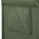 Patut pliant, Lionelo, Jasmin Easy Fold, Pana la 15 kg, Usor de pliat, Cu doua nivele, Cu saltea ergonomica T25, Cu intrare laterala cu fermoar, 2 roti cu frana, 123 x 67 cm, Conform cu EN 716, 0-36 luni, Verde
