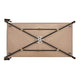 Patut pliant, Lionelo, Jasmin Easy Fold, Pana la 15 kg, Usor de pliat, Cu doua nivele, Cu saltea ergonomica T25, Cu intrare laterala cu fermoar, 2 roti cu frana, 123 x 67 cm, Conform cu EN 716, 0-36 luni, Bej