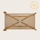 Patut pliant, Lionelo, Jasmin Easy Fold, Pana la 15 kg, Usor de pliat, Cu doua nivele, Cu saltea ergonomica T25, Cu intrare laterala cu fermoar, 2 roti cu frana, 123 x 67 cm, Conform cu EN 716, 0-36 luni, Bej