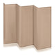 Patut pliant, Lionelo, Jasmin Easy Fold, Pana la 15 kg, Usor de pliat, Cu doua nivele, Cu saltea ergonomica T25, Cu intrare laterala cu fermoar, 2 roti cu frana, 123 x 67 cm, Conform cu EN 716, 0-36 luni, Bej