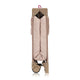Patut pliant, Lionelo, Jasmin Easy Fold, Pana la 15 kg, Usor de pliat, Cu doua nivele, Cu saltea ergonomica T25, Cu intrare laterala cu fermoar, 2 roti cu frana, 123 x 67 cm, Conform cu EN 716, 0-36 luni, Bej
