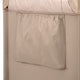 Patut pliant, Lionelo, Jasmin Easy Fold, Pana la 15 kg, Usor de pliat, Cu doua nivele, Cu saltea ergonomica T25, Cu intrare laterala cu fermoar, 2 roti cu frana, 123 x 67 cm, Conform cu EN 716, 0-36 luni, Bej