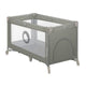 Patut pliant, Lionelo, Stefi, Cu un nivel, Cu intrare laterala cu fermoar, 2 roti, 120x60 cm, Conform cu standardul european de securitate EN 716, Bej