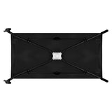 Patut pliant, Lionelo, Stefi, Cu un nivel, Cu intrare laterala cu fermoar, 2 roti, 120x60 cm, Conform cu standardul european de securitate EN 716, Negru