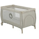 Patut pliant, Lionelo, Stefi Plus, Cu doua nivele, Cu intrare laterala cu fermoar, 2 roti, 120 x 60 cm, Conform cu standardul european de securitate EN 716, Bej
