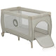 Patut pliant, Lionelo, Stefi Plus, Cu doua nivele, Cu intrare laterala cu fermoar, 2 roti, 120 x 60 cm, Conform cu standardul european de securitate EN 716, Bej