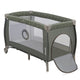 Patut pliant, Lionelo, Sven Plus, 120x60 cm, Cu doua nivele, Cu arcada jucarii, masuta de infasat, vibratii, melodii, conform cu standardele europeane de securitate EN716 si EN12221, Bej Olive