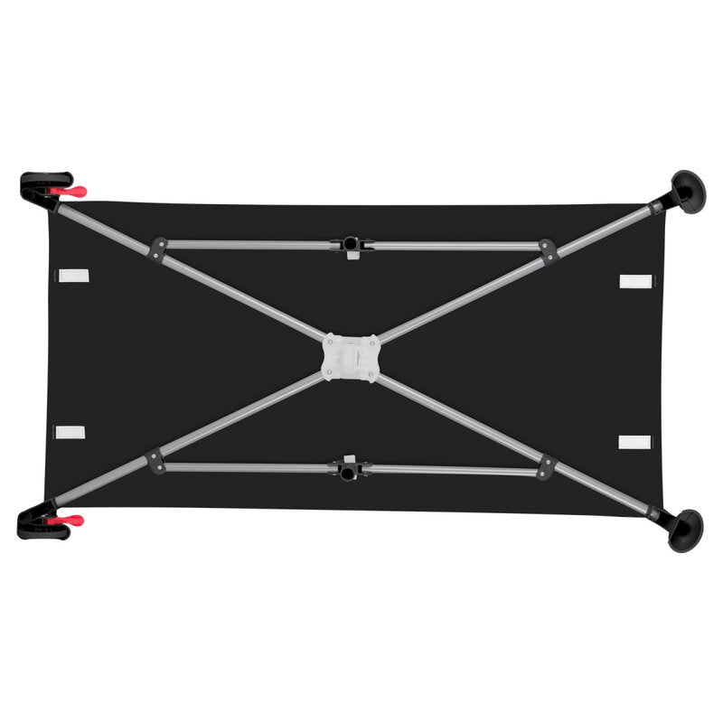 Patut pliant multifunctional, Lionelo, Ellen, Cu laterala culisanta, Nivel suplimentar, Intrare laterala cu fermoar, 2 roti, Saltea pliabila si geanta de transport incluse, 0- 36 luni, Pana la 15 kg, 120x60 cm, Conform cu EN 716, Negru