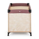 Patut pliant, Petite&Mars, Nyja, 120 x 60 cm, Cu roti, Functie de tarc, Pliere compacta, Include geanta de transport, Intrare laterala cu fermoar, Pereti din plasa, Pana la 15 kg, 0-30 luni, Maro