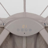 Patut si balansoar portabil Lionelo, Gaya 2 in 1, cu functie de leganat si muzica, 3 viteze de leganat reglabile, saltea T25, controlat prin telecomanda sau panou, pana la 9 kg, 0 luni+, 93 x 68 x 81 cm, bej latte