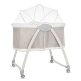Patut si balansoar portabil Lionelo, Gaya 2 in 1, cu functie de leganat si muzica, 3 viteze de leganat reglabile, saltea T25, controlat prin telecomanda sau panou, pana la 9 kg, 0 luni+, 93 x 68 x 81 cm, bej sand
