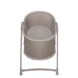 Patut si balansoar portabil Lionelo, Gaya 2 in 1, cu functie de leganat si muzica, 3 viteze de leganat reglabile, saltea T25, controlat prin telecomanda sau panou, pana la 9 kg, 0 luni+, 93 x 68 x 81 cm, bej latte
