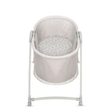 Patut si balansoar portabil Lionelo, Gaya 2 in 1, cu functie de leganat si muzica, 3 viteze de leganat reglabile, saltea T25, controlat prin telecomanda sau panou, pana la 9 kg, 0 luni+, 93 x 68 x 81 cm, bej sand