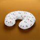 Perna alaptare, Bubaba, Cu husa detasabila, 70x60x18 cm, Farm/White