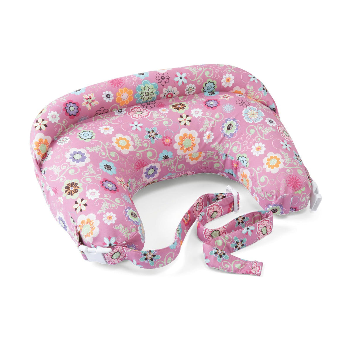 Perna alaptare Chicco Boppy Deluxe, Wild Flowers, 0luni+ - gogobaby.ro