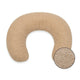 Perna alaptare, New Baby, Teddy, Bumbac+tesatura teddy, 100% antialergic, Husa detasabila, 60x45x18 cm, 0 luni+, Beige