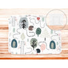 Perna clasica de dormit, MimiNu, Cu volanas, Cu husa detasabila cu fermoar, Din bumbac certificat Oeko Tex Standard 100, Pentru patut, carucior, balansoar, 30x40 cm, Hedgehog