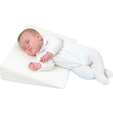 Perna inclinata, Bubaba, Antireflux, Cu husa din bumbac, 60 x 37 x 1,5-10 cm, Alba