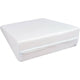 Perna inclinata, Bubaba, Antireflux, Cu husa din bumbac, 60 x 37 x 1,5-10 cm, Alba