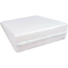 Perna inclinata, Bubaba, Antireflux, Cu husa din bumbac, 60 x 37 x 1,5-10 cm, Alba