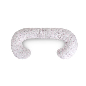 Perna multifunctionala, Ceba Baby, Pentru dureri de spate, somn confortabil si alaptat, Cu bile de silicon si microperle, Husa detasabila din bumbac, 300x30 cm, Oeko-Tex Standard 100, Forget-me-not