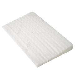 Perna oblica, New Baby, Basic, Asigura o pozitie corecta, Antialergica, Din spuma, Cu husa detasabila, 59x37 cm, 0 luni+, White