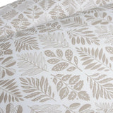 Perna pentru alaptat, Ceba Baby, Husa detasabila din bumbac, Cu puf siliconizat, 150x60x37 cm, Oeko-Tex Standard 100, Basic Brown Leaves
