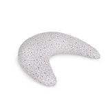 Perna pentru alaptat, Ceba Baby, Husa detasabila din bumbac, Cu puf siliconizat, 150x60x37 cm, Oeko-Tex Standard 100, Basic Forget-me-not