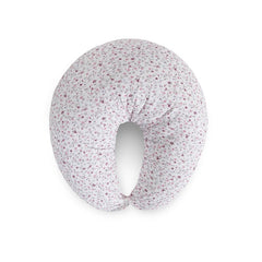 Perna pentru alaptat, Ceba Baby, Husa detasabila din bumbac, Cu puf siliconizat, 150x60x37 cm, Oeko-Tex Standard 100, Basic Forget-me-not