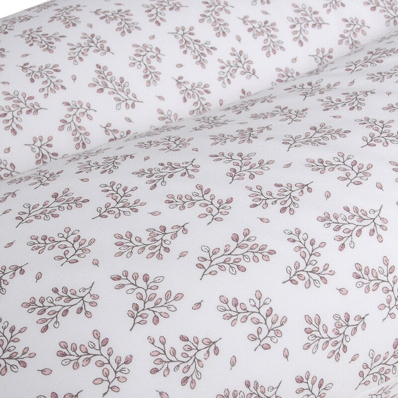 Perna pentru alaptat, Ceba Baby, Husa detasabila din bumbac, Cu puf siliconizat, 150x60x37 cm, Oeko-Tex Standard 100, Basic Hoya