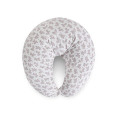 Perna pentru alaptat, Ceba Baby, Husa detasabila din bumbac, Cu puf siliconizat, 150x60x37 cm, Oeko-Tex Standard 100, Basic Hoya