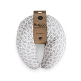 Perna pentru alaptat, Ceba Baby, Husa detasabila din bumbac, Cu puf siliconizat, 150x60x37 cm, Oeko-Tex Standard 100, Basic Hoya