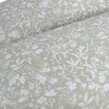 Perna pentru alaptat, Ceba Baby, Husa detasabila din bumbac, Cu puf siliconizat, 150x60x37 cm, Oeko-Tex Standard 100, Basic Wildflowers