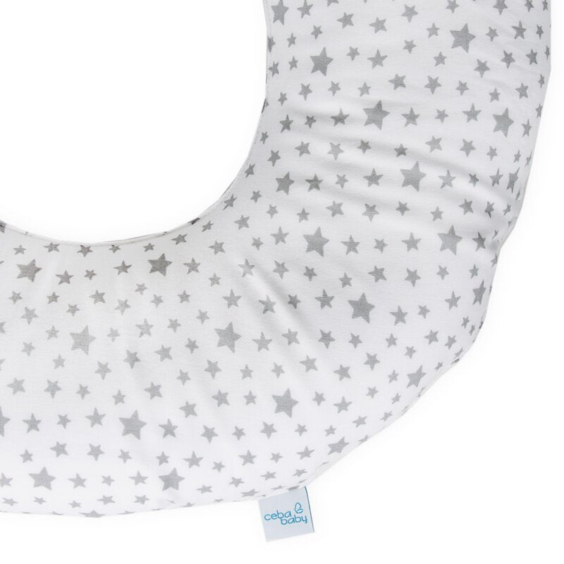 Perna postpartum, Ceba Baby, Amelioreaza durerile dupa nastere, Umpluta cu bile EPS, Bumbac, 45x45x10 cm,