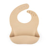 Baveta moale, Petite&Mars, Take&Match, Reglabil, Cu buzunar colector, Silicon, Fara BPA, 6 luni+, Bej